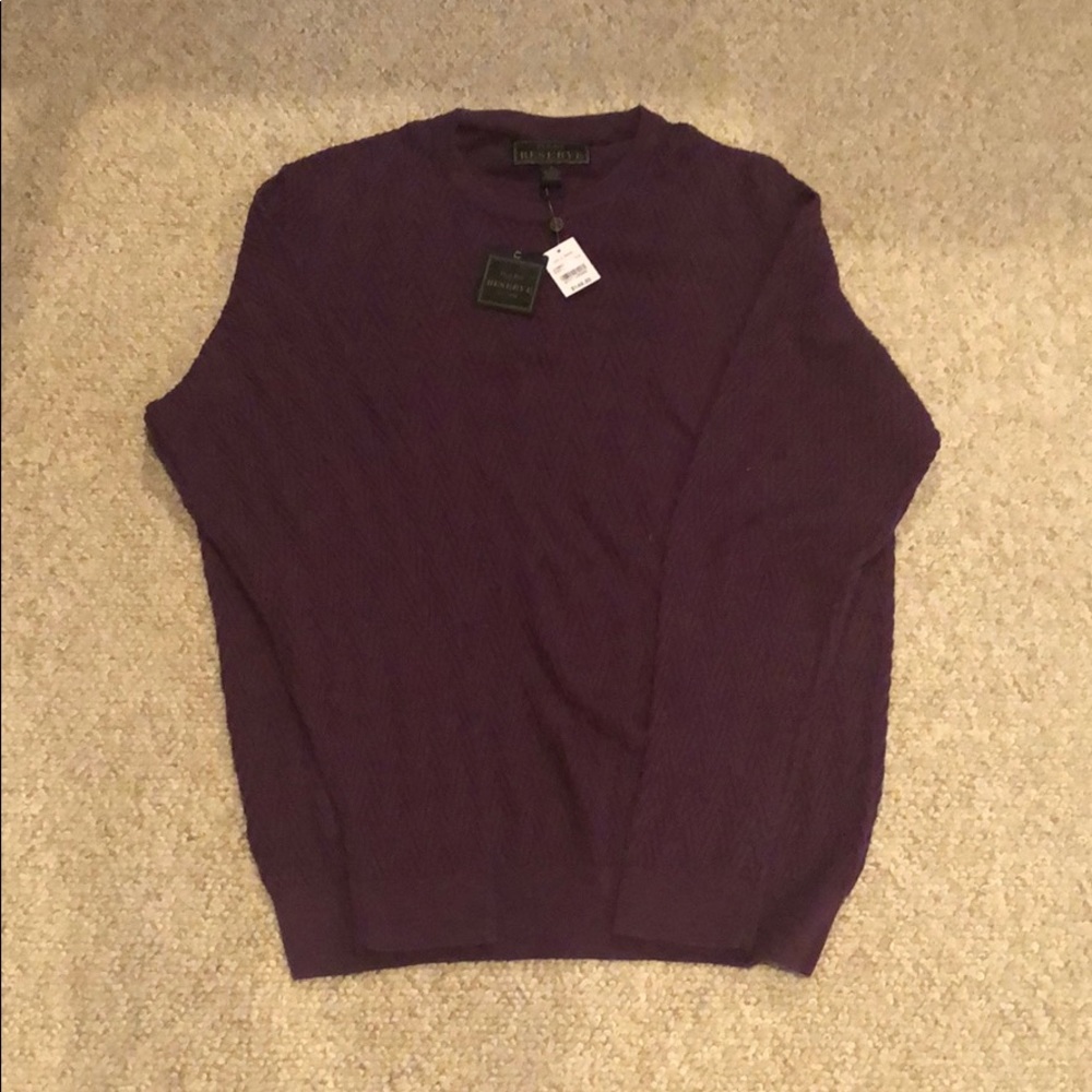Jos. A. Bank Reserve Purple Sweater